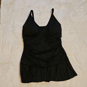 Elegant Black One-Piece Swimsuit